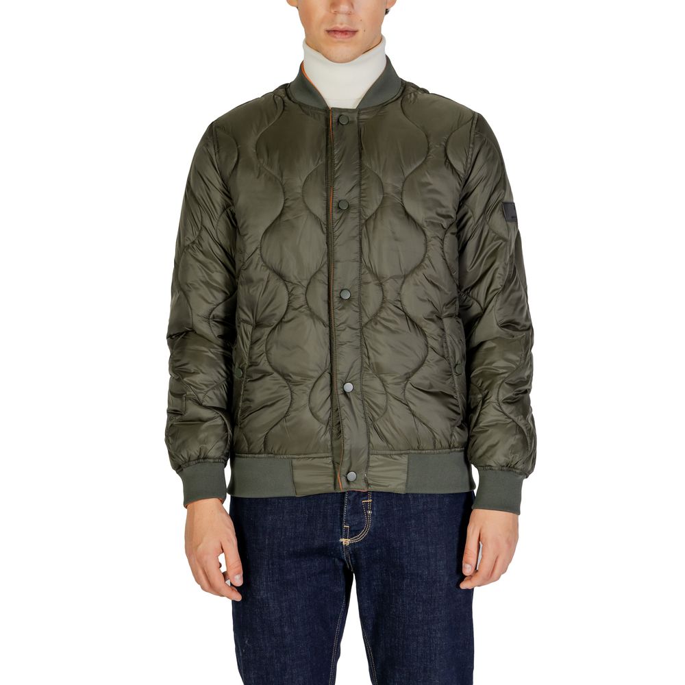 Gianni Lupo Green Polyamide Jacket Gianni Lupo Dark Slate Gray