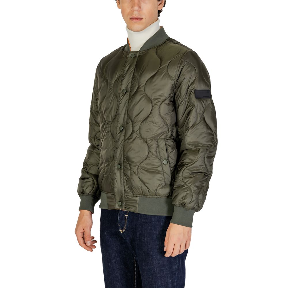 Gianni Lupo Green Polyamide Jacket Gianni Lupo Dark Slate Gray