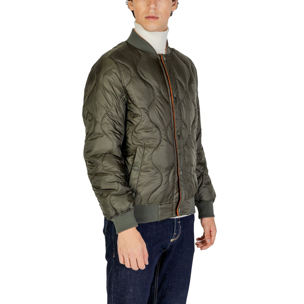 Gianni Lupo Green Polyamide Jacket Gianni Lupo Dark Slate Gray