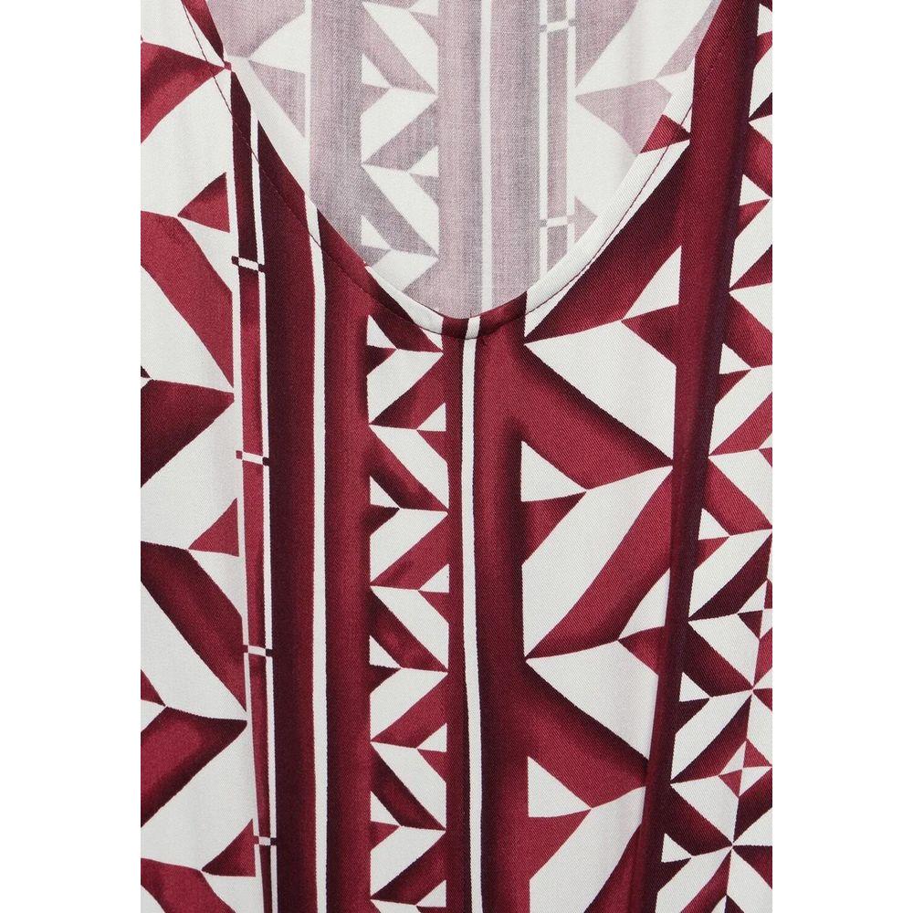 Street One Red Viscose Dress Street One Light Gray