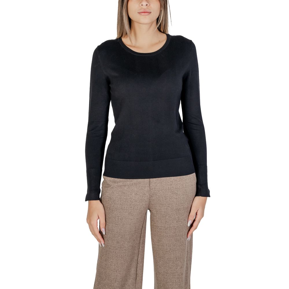 Street One Black Viscose Tops & T-Shirt Street One Rosy Brown