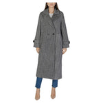 Vila Clothes Black Polyester Coat VI-15726200009-IT38|XS
