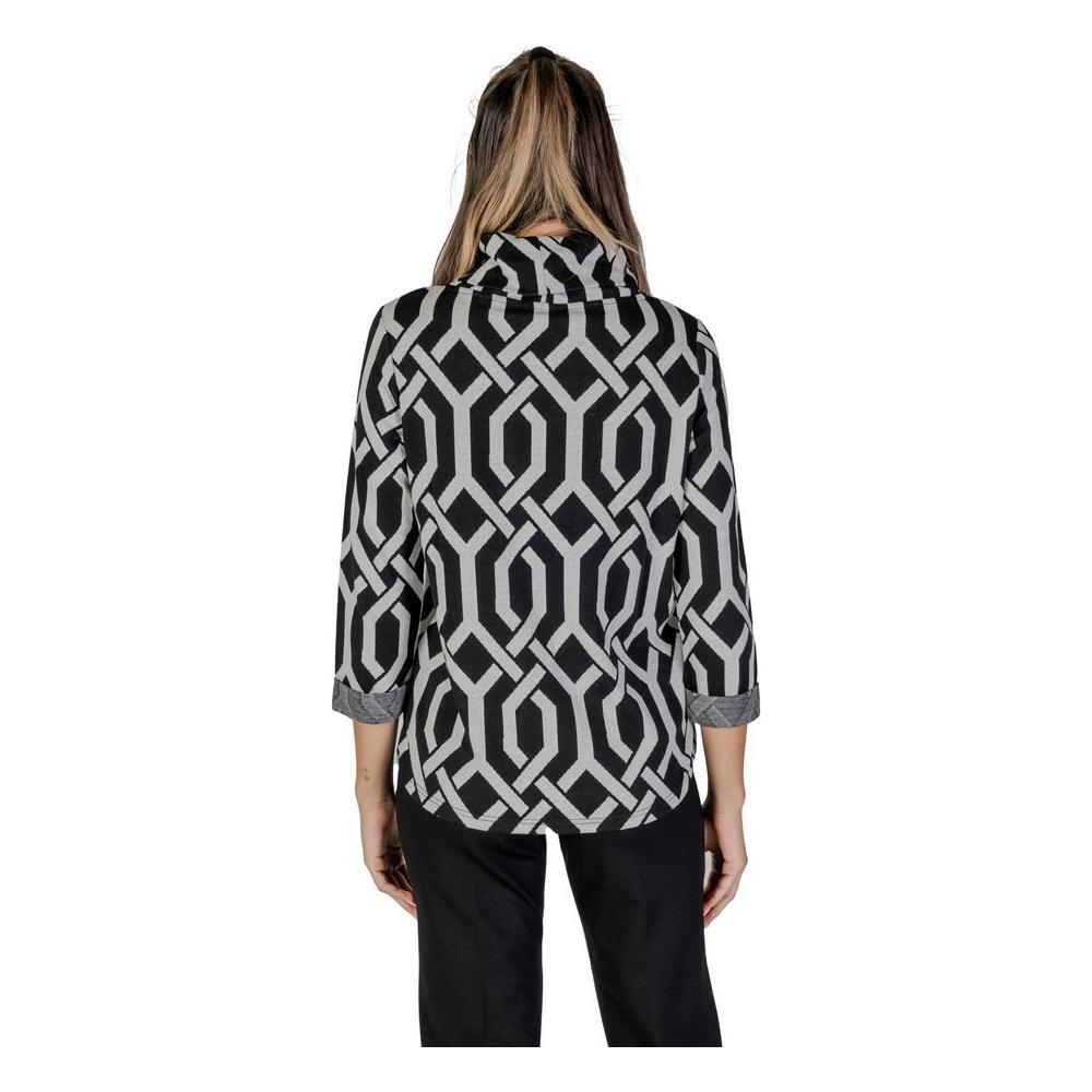 Street One Black Polyester Sweater