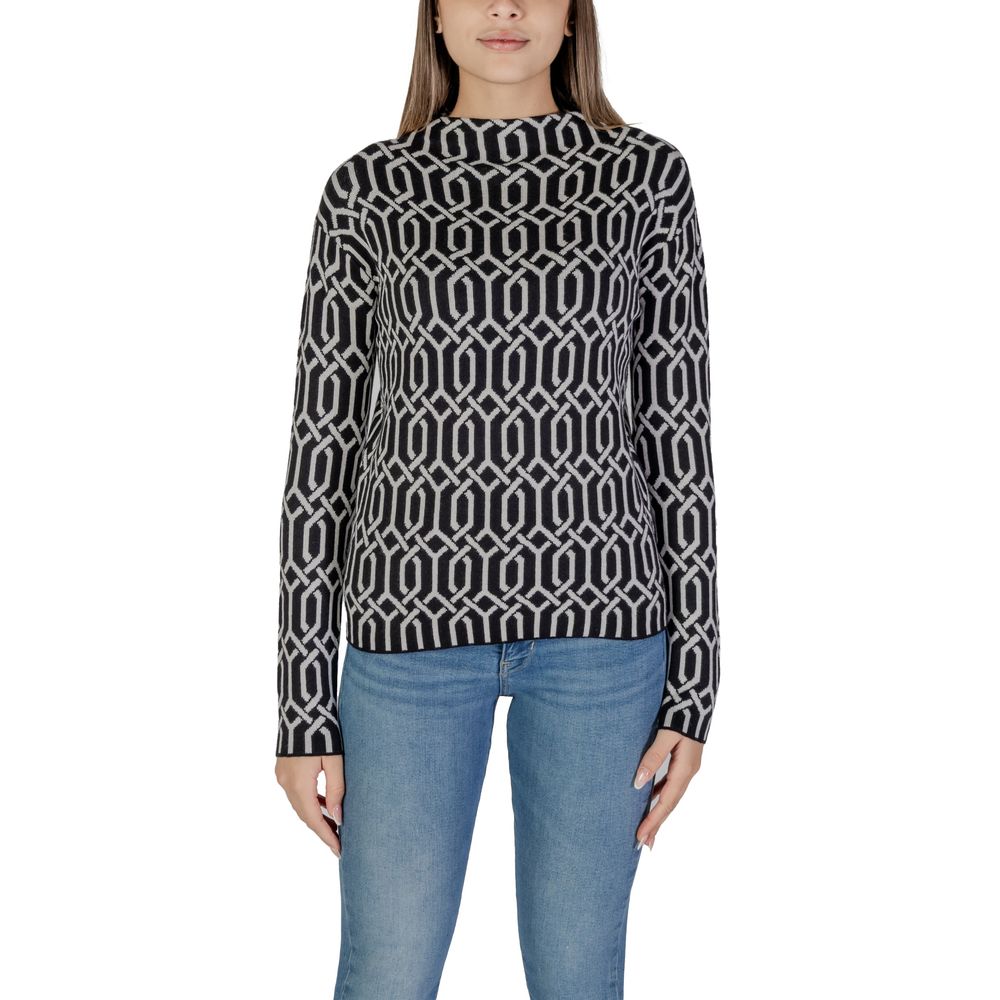Street One Black Viscose Sweater Street One Slate Gray