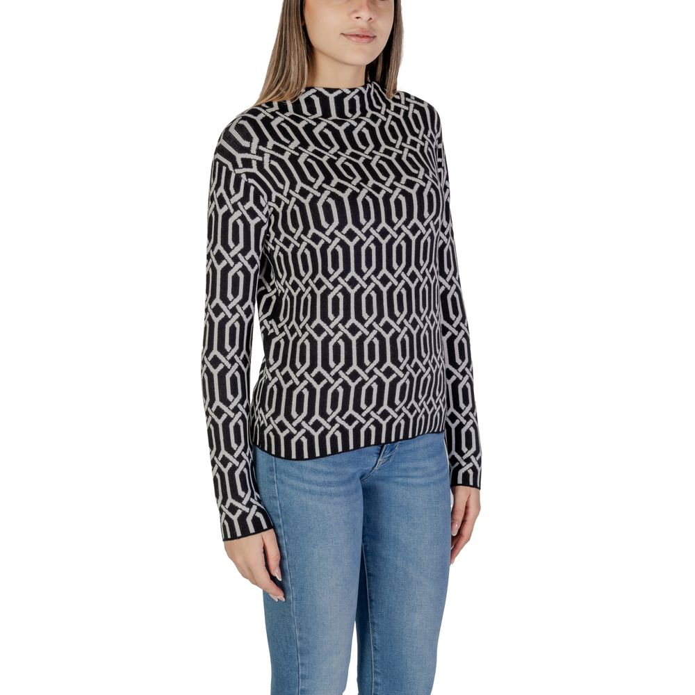 Street One Black Viscose Sweater Street One Dark Slate Gray