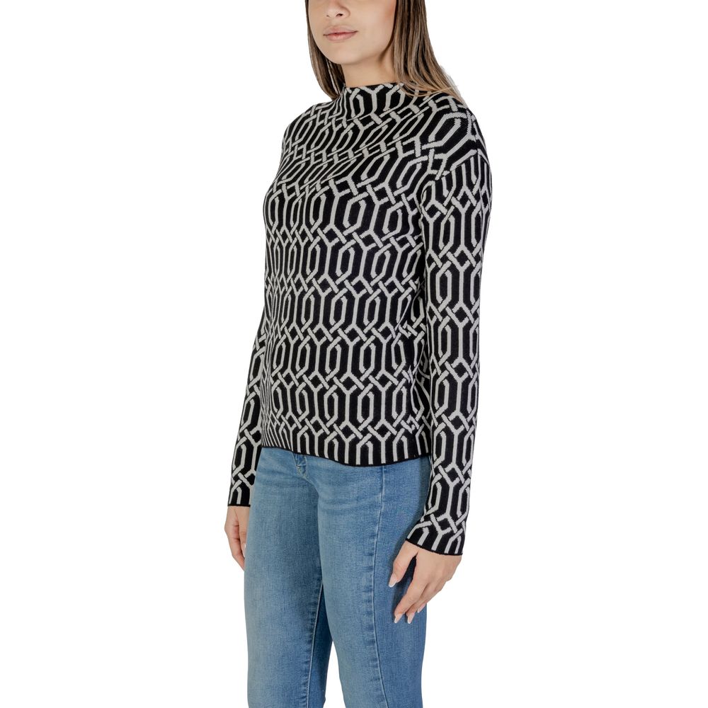 Street One Black Viscose Sweater Street One Dark Slate Gray
