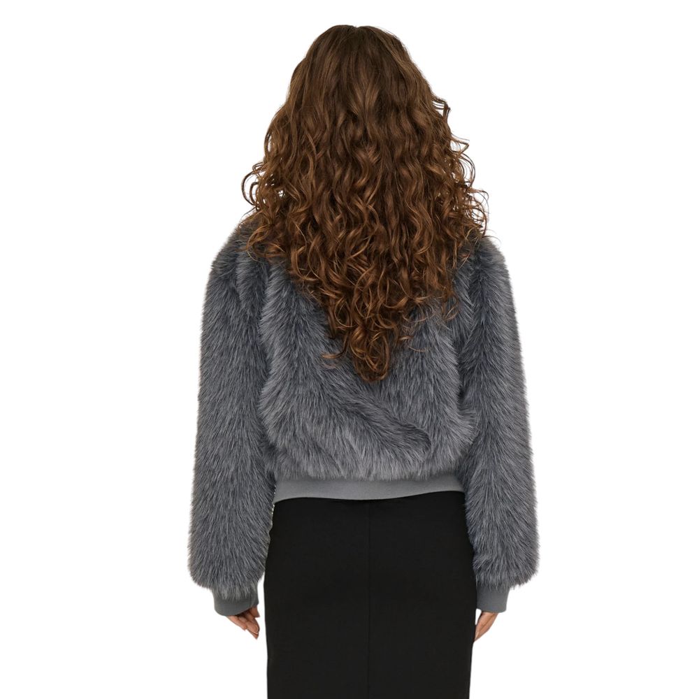 Only Gray Polyester Jackets & Coat Only Dark Slate Gray