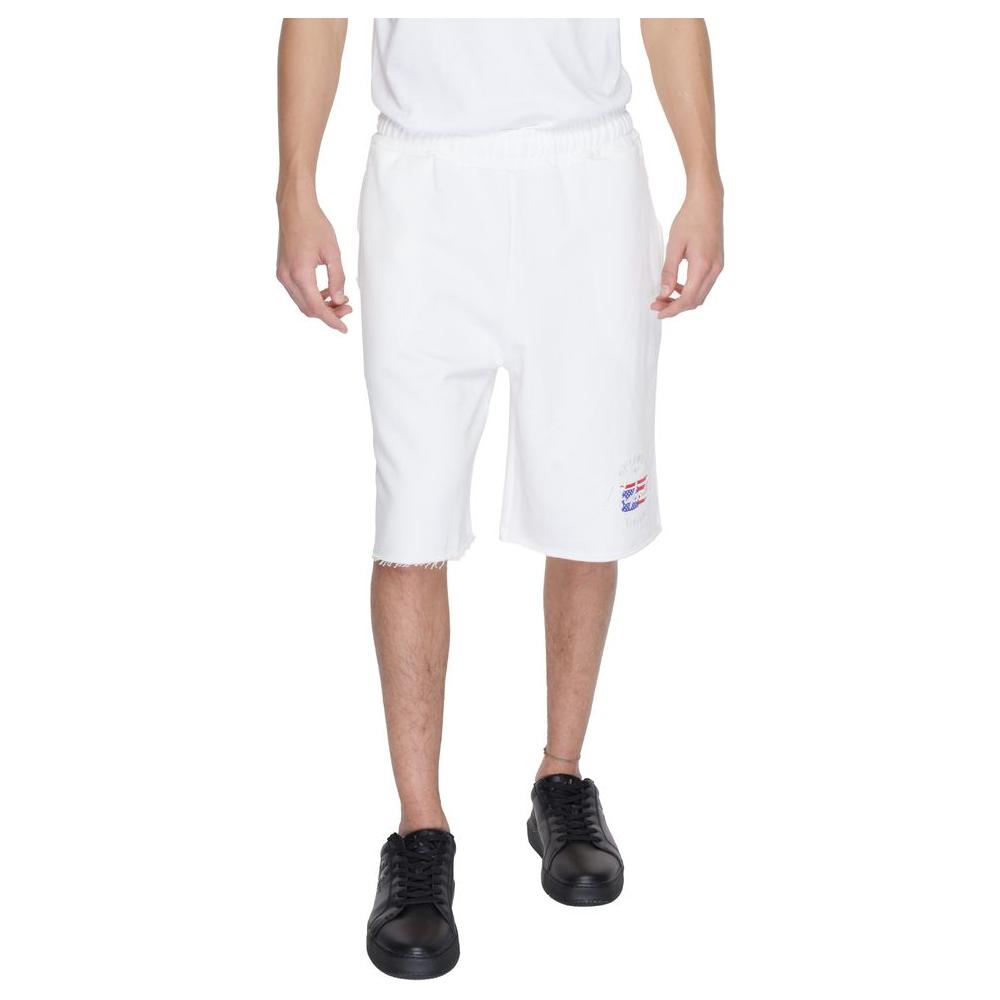 Underclub White Cotton Short Underclub Light Gray