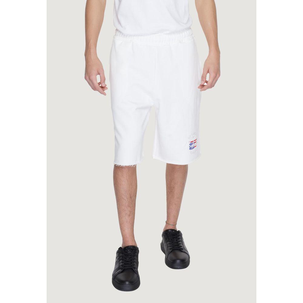 Underclub White Cotton Short Underclub Light Gray