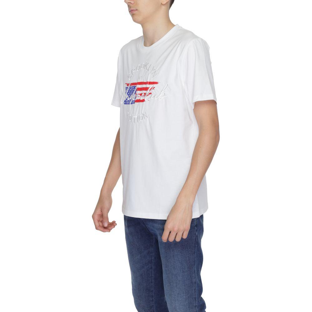 Underclub White Cotton T-Shirt Underclub Light Gray