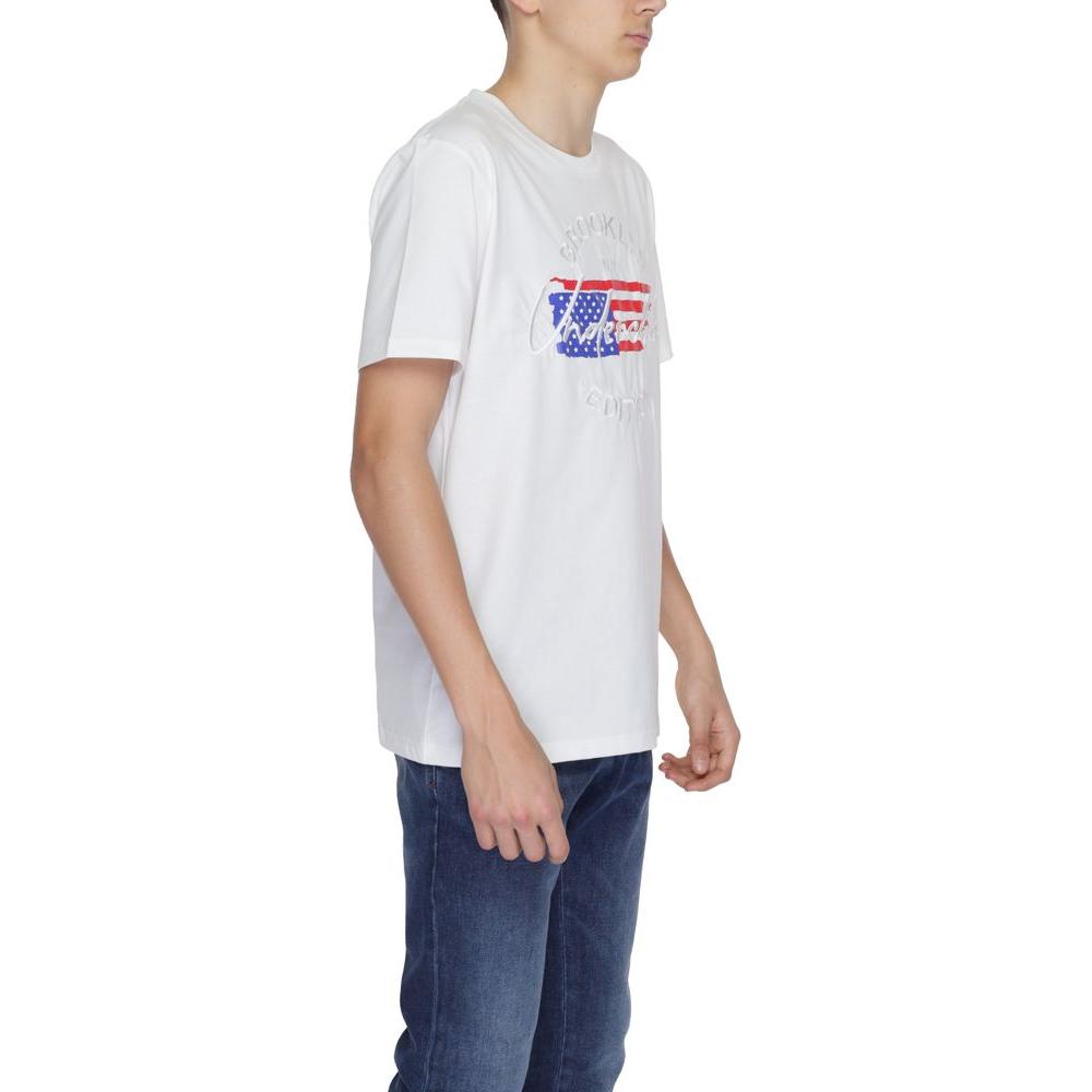 Underclub White Cotton T-Shirt Underclub Light Gray