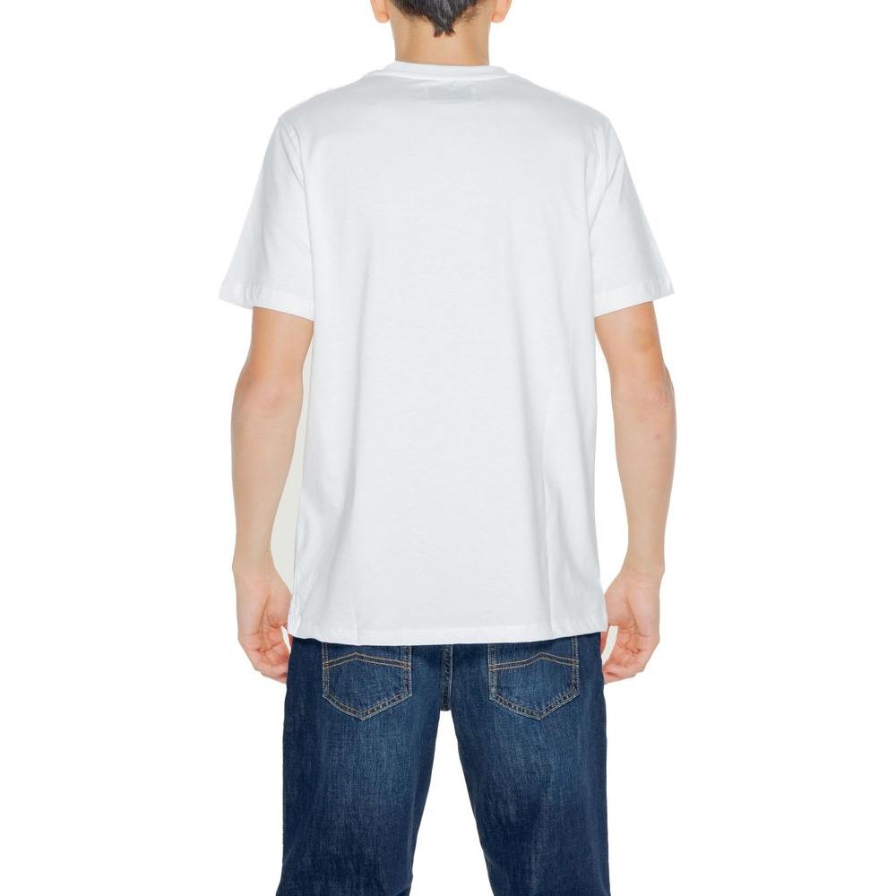 Underclub White Cotton T-Shirt Underclub Dark Slate Gray