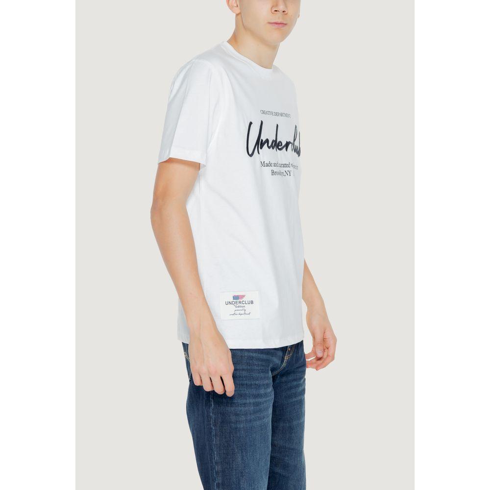Underclub White Cotton T-Shirt Underclub Light Gray