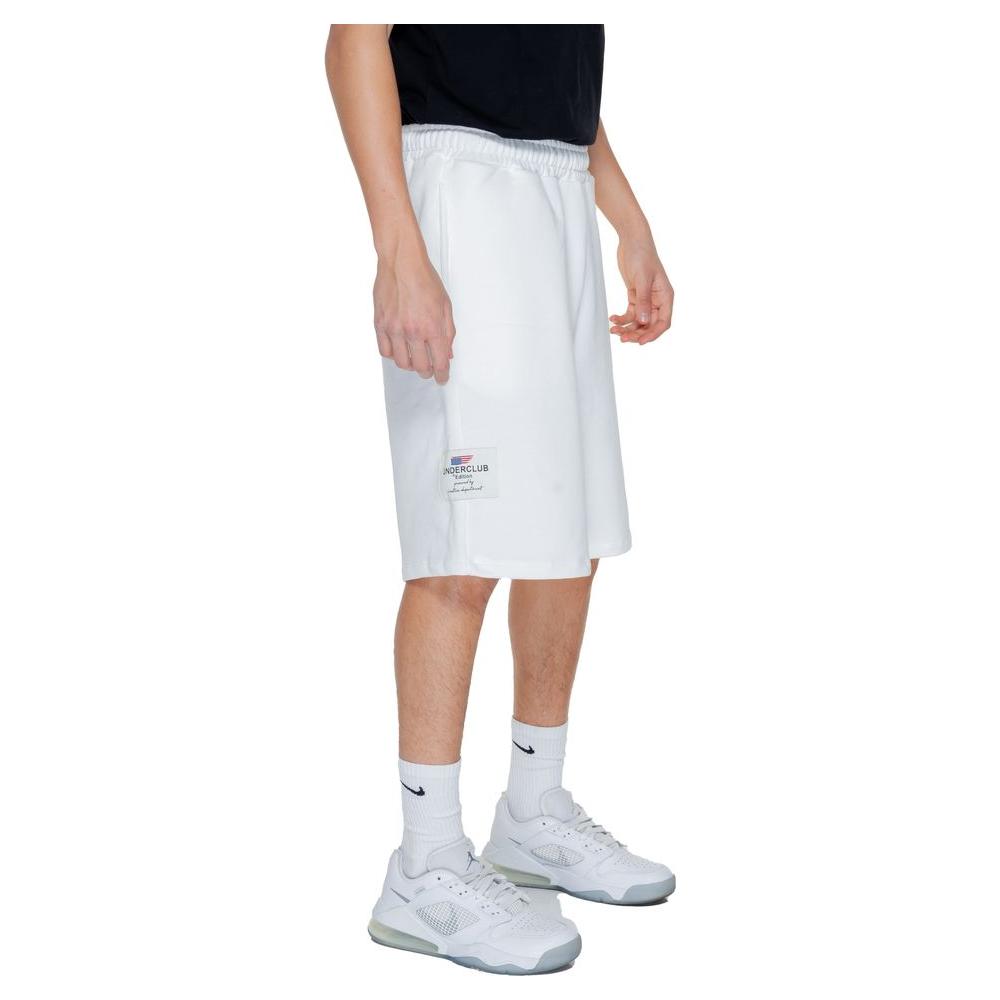 Underclub White Cotton Short Underclub Light Gray
