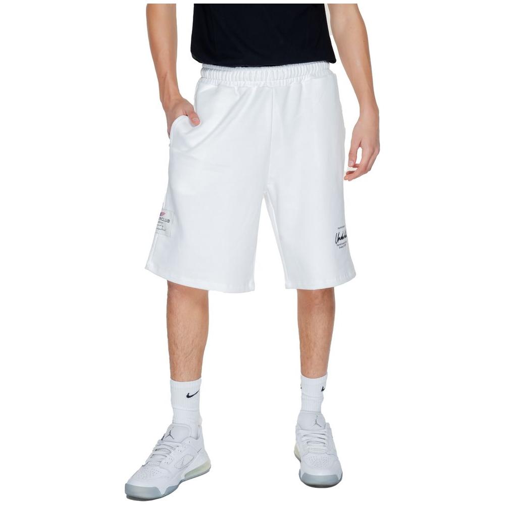 Underclub White Cotton Short Underclub Light Gray