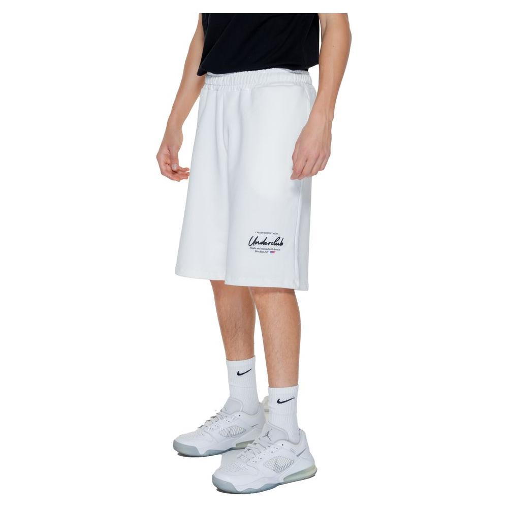 Underclub White Cotton Short Underclub Light Gray