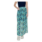 Morgan De Toi Turquoise Polyester Skirt