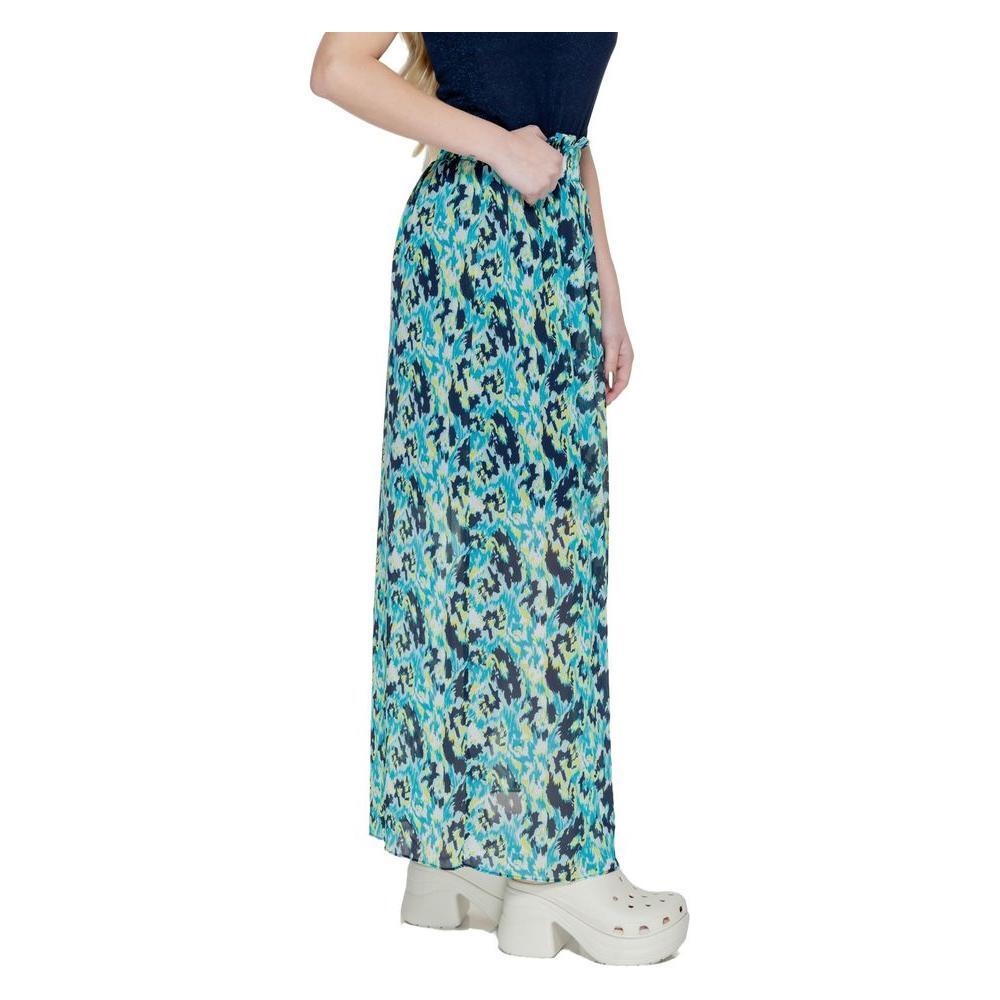 Morgan De Toi Turquoise Polyester Skirt