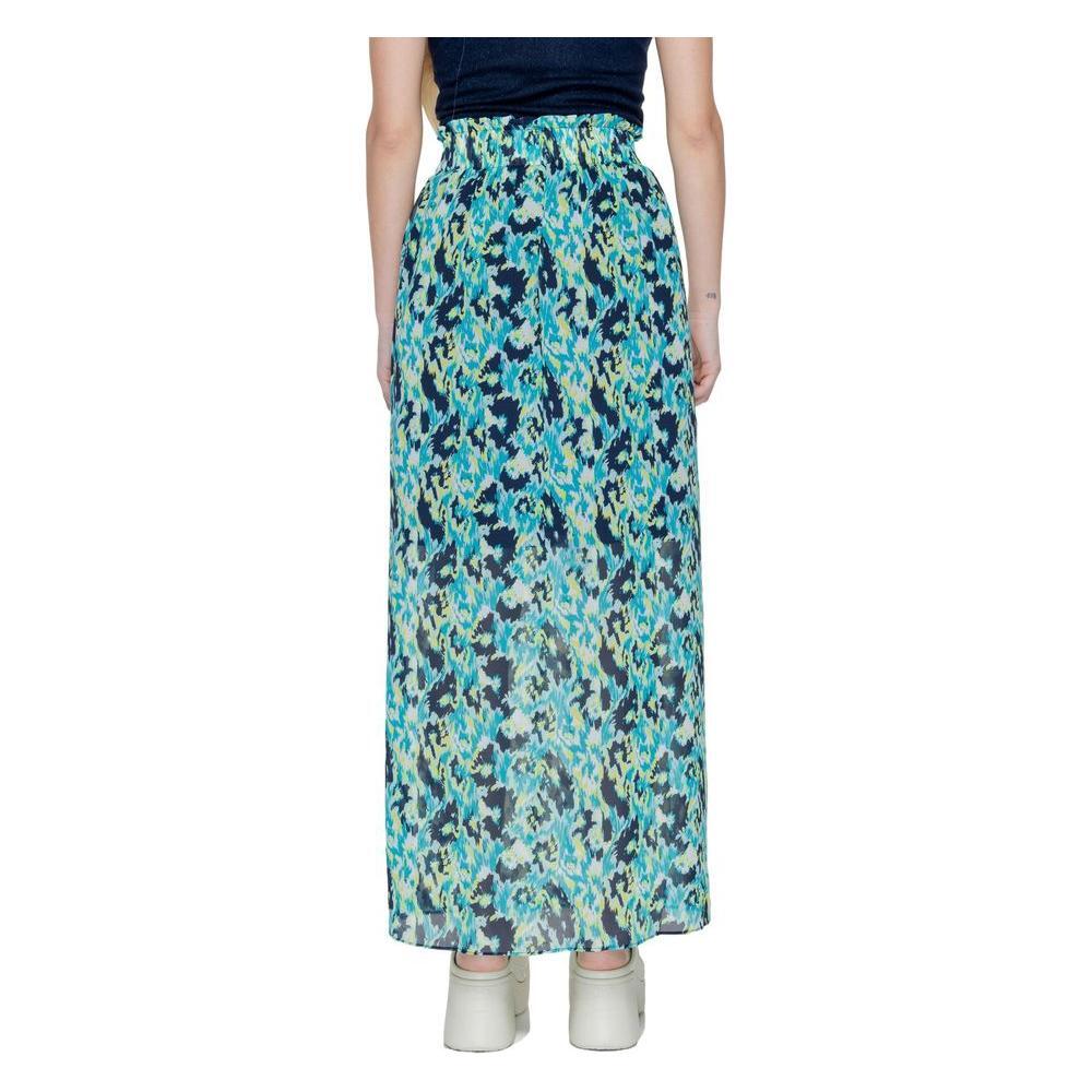 Morgan De Toi Turquoise Polyester Skirt