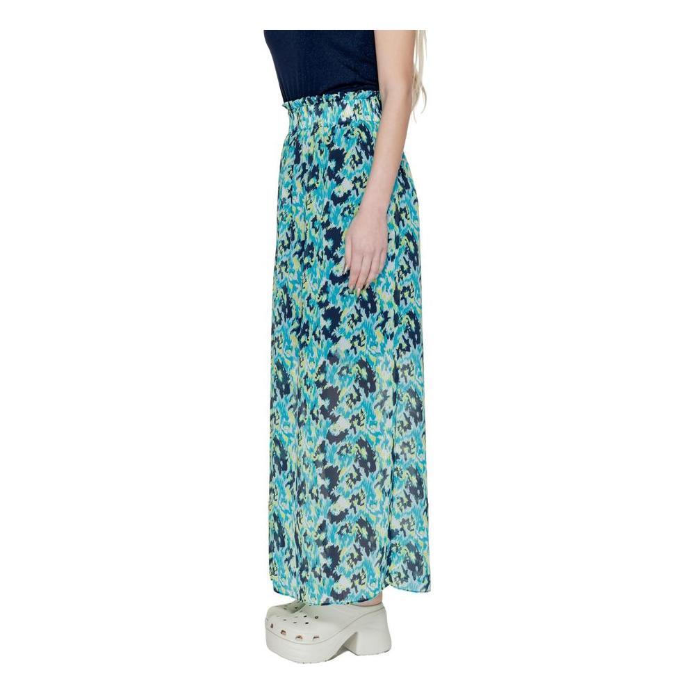 Morgan De Toi Turquoise Polyester Skirt