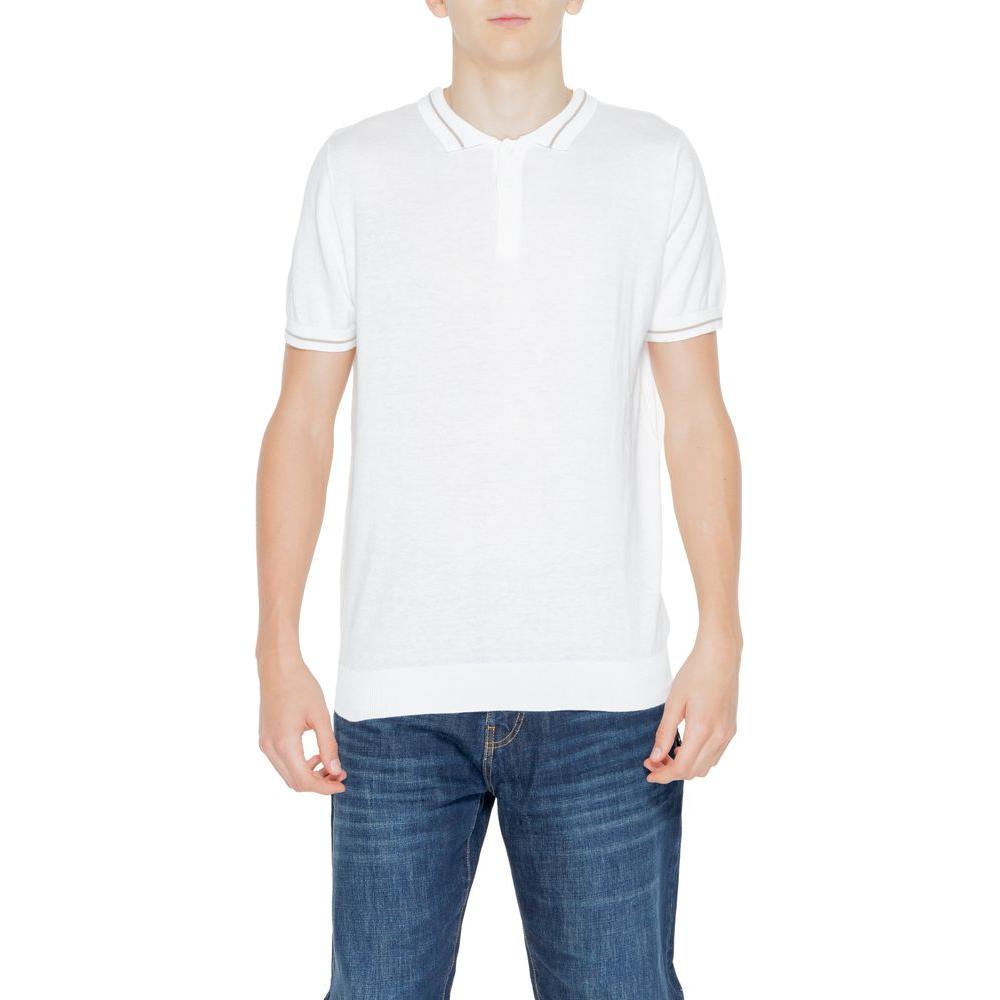 Hamaki-Ho White Cotton T-Shirt Hamaki-Ho Dark Slate Gray