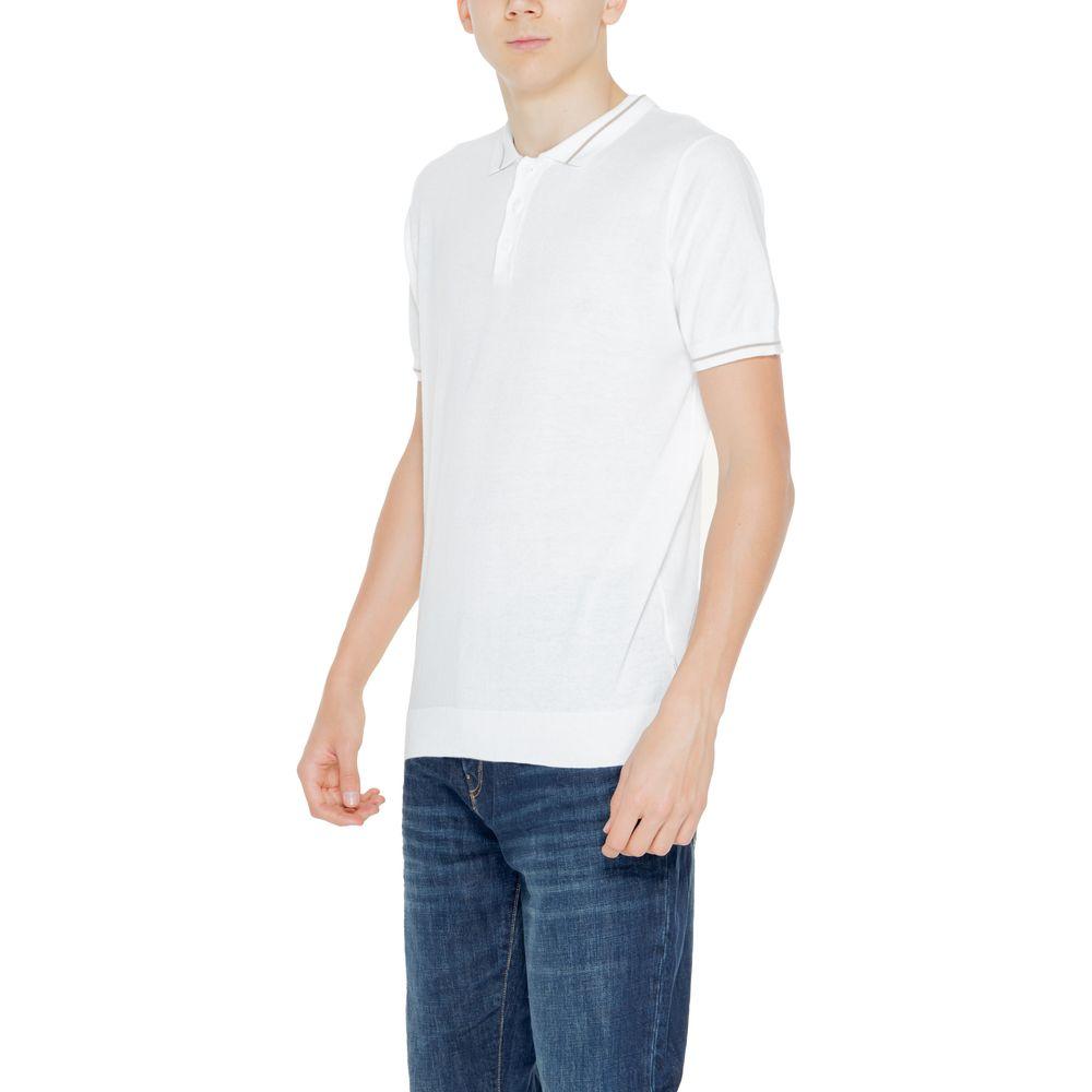 Hamaki-Ho White Cotton T-Shirt Hamaki-Ho Dark Slate Gray