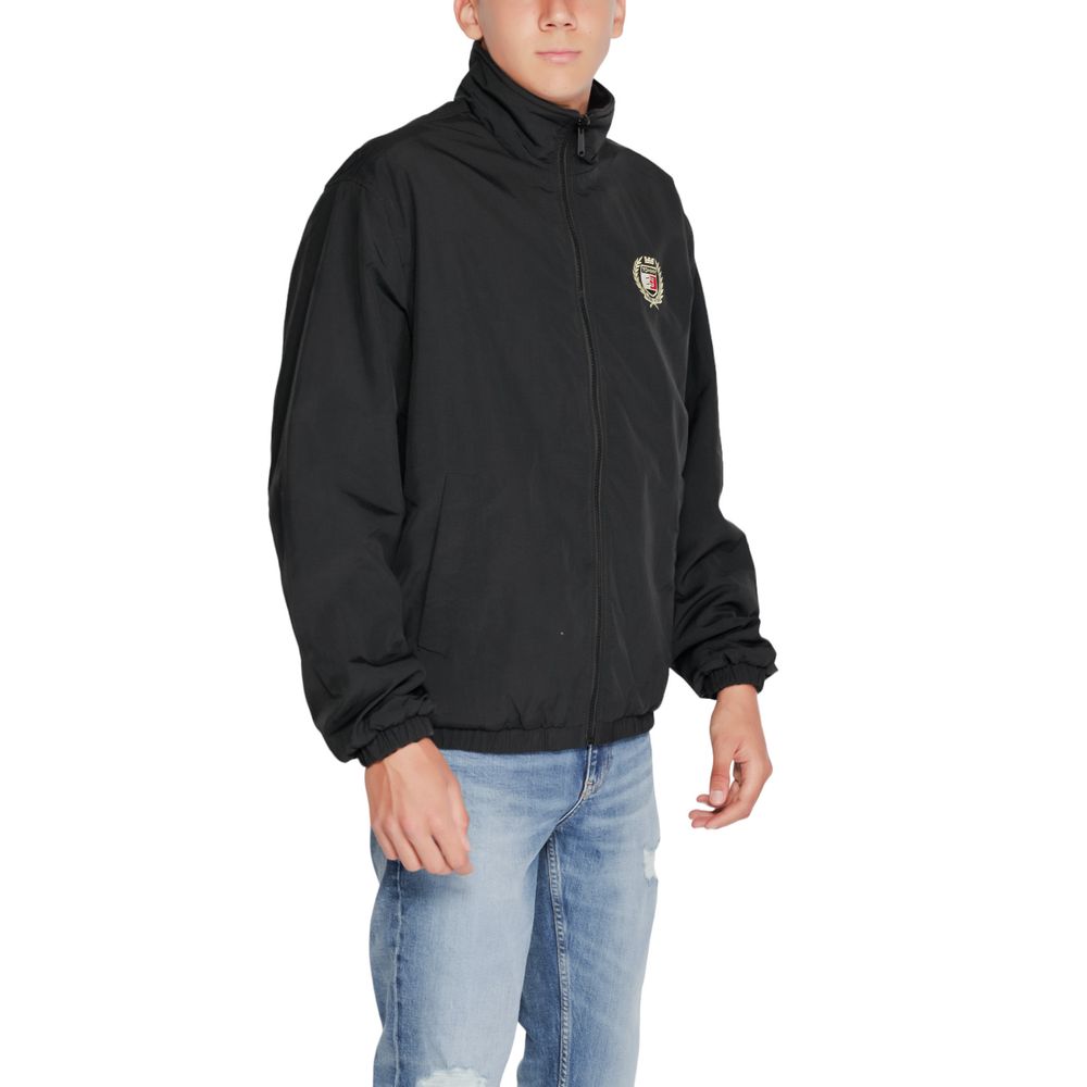 Tommy Hilfiger Jeans Black Recycled Polyester Jacket Tommy Hilfiger Jeans Dark Slate Gray