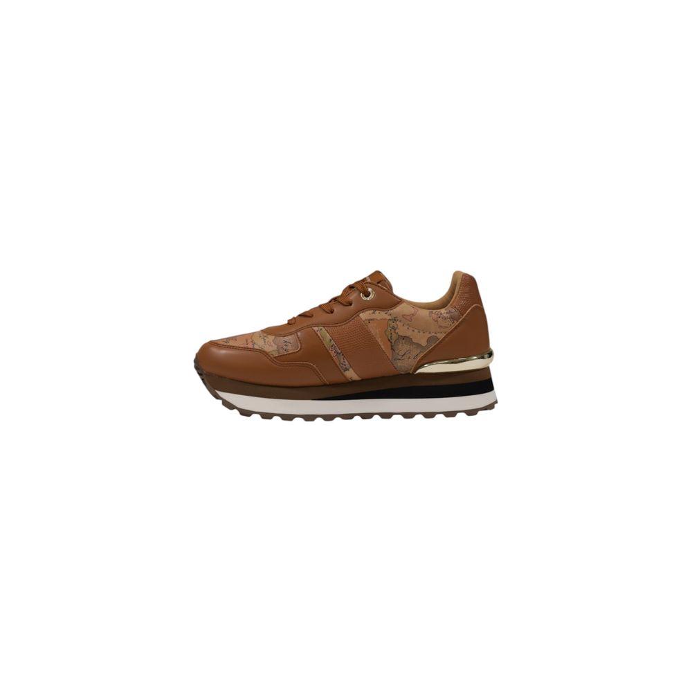 Alviero Martini Prima Classe Beige Polyethylene Sneaker Alviero Martini Prima Classe Saddle Brown