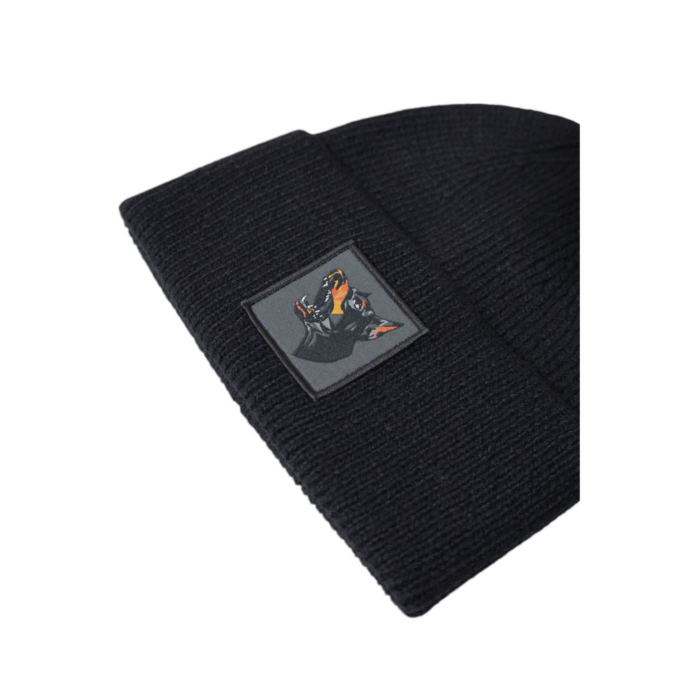 Antony Morato Black Wool Hats & Cap Antony Morato Black