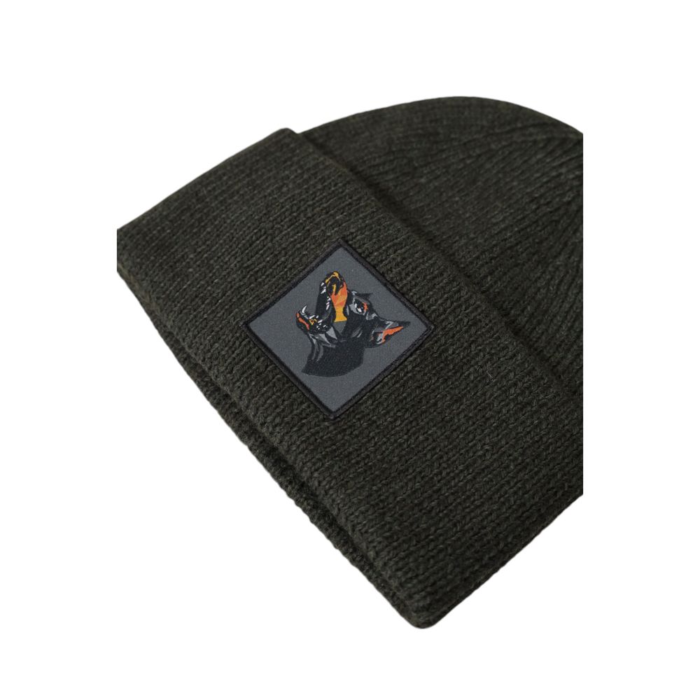 Antony Morato Green Wool Hats & Cap Antony Morato Dark Slate Gray