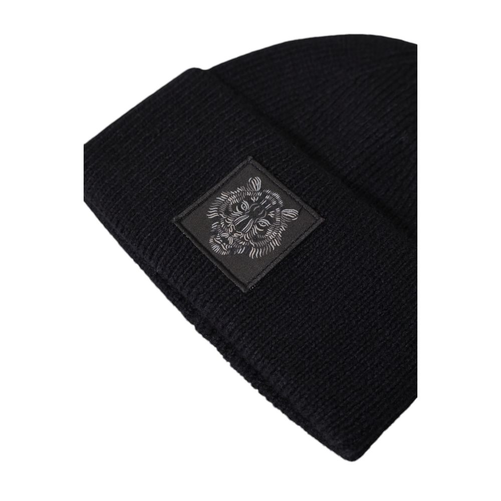 Antony Morato Black Wool Hats & Cap Antony Morato Black