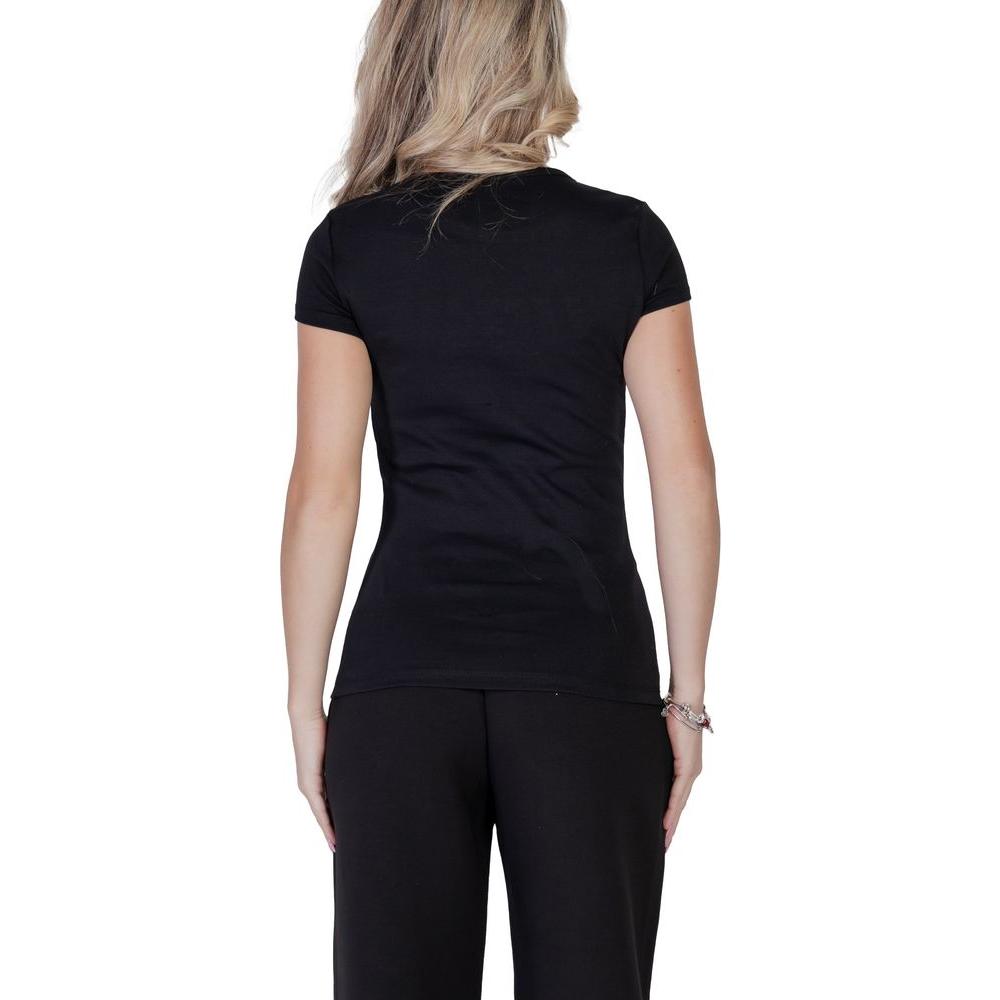 Guess Active Black Cotton Tops & T-Shirt Guess Active Rosy Brown