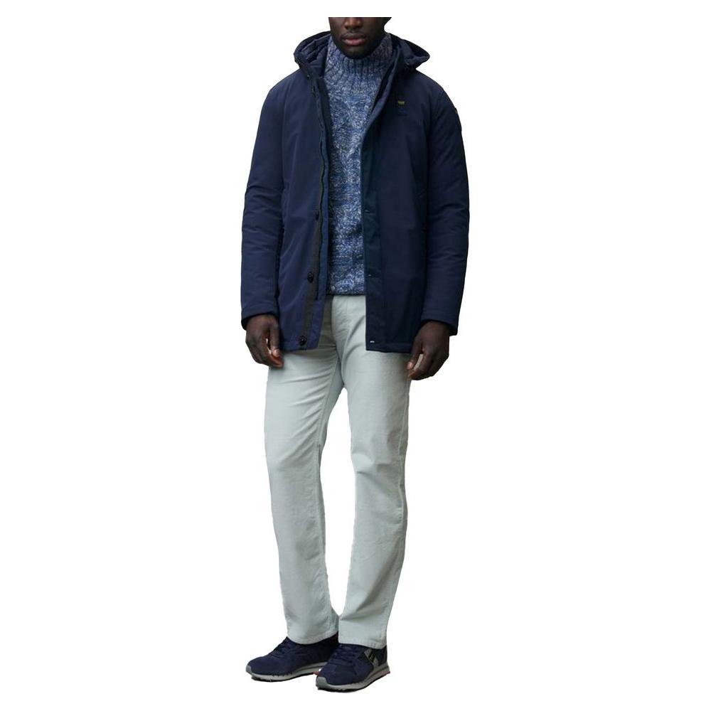 Blauer Blue Polyethylene Jacket Blauer Gray