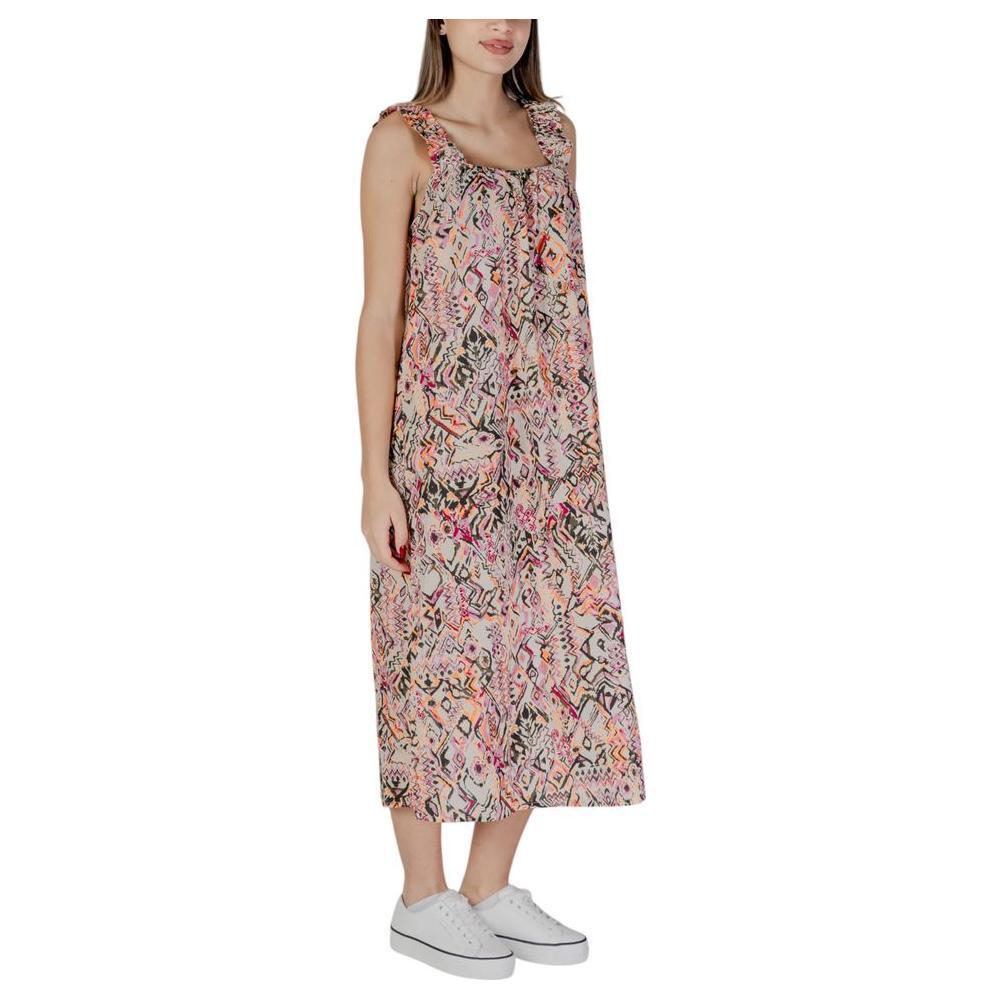 B.Young Multicolor Cotton Long BY-14886900145-IT36|XXS