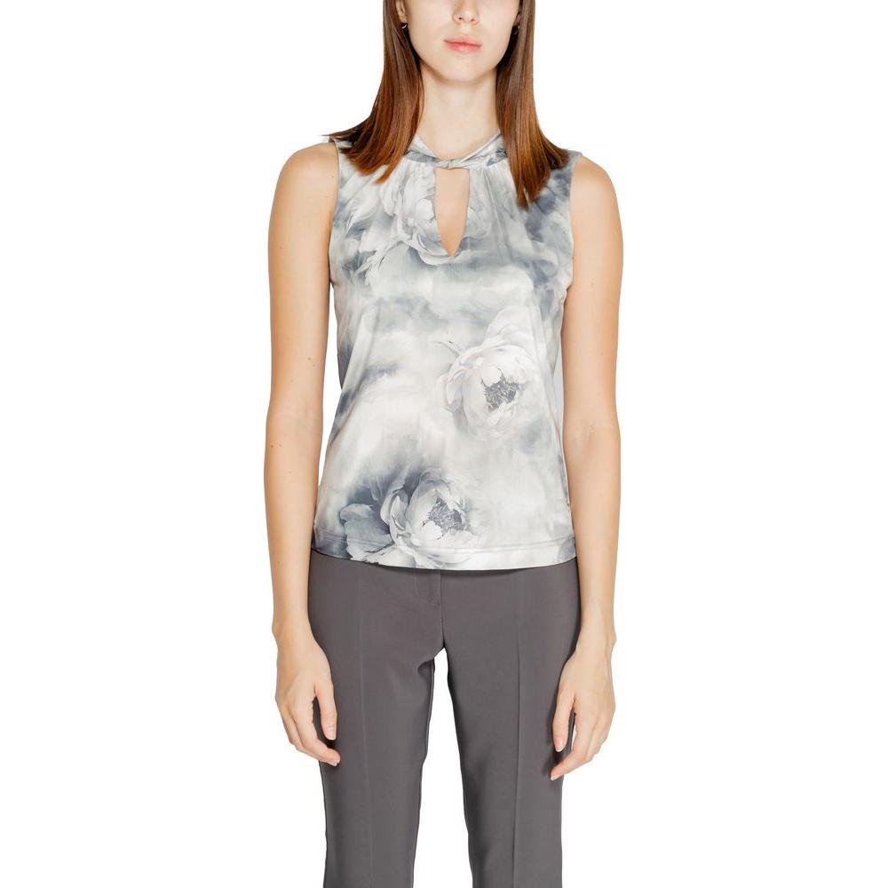 Rinascimento Gray Polyester Tops & T-Shirt Rinascimento Gray