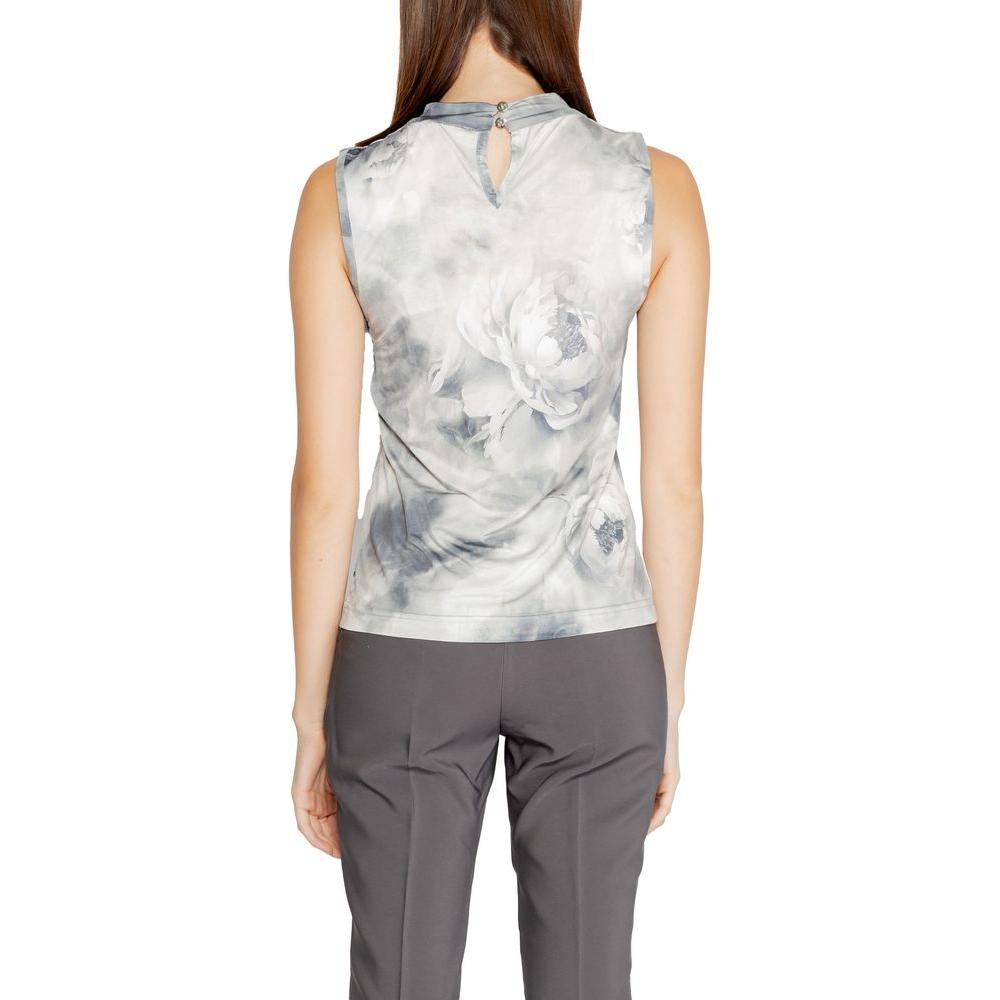 Rinascimento Gray Polyester Tops & T-Shirt Rinascimento Light Gray