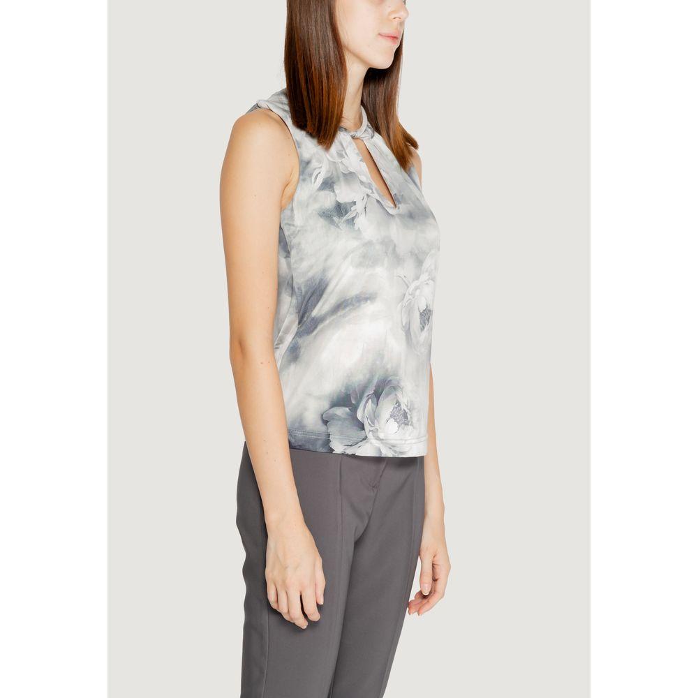 Rinascimento Gray Polyester Tops & T-Shirt Rinascimento Light Gray