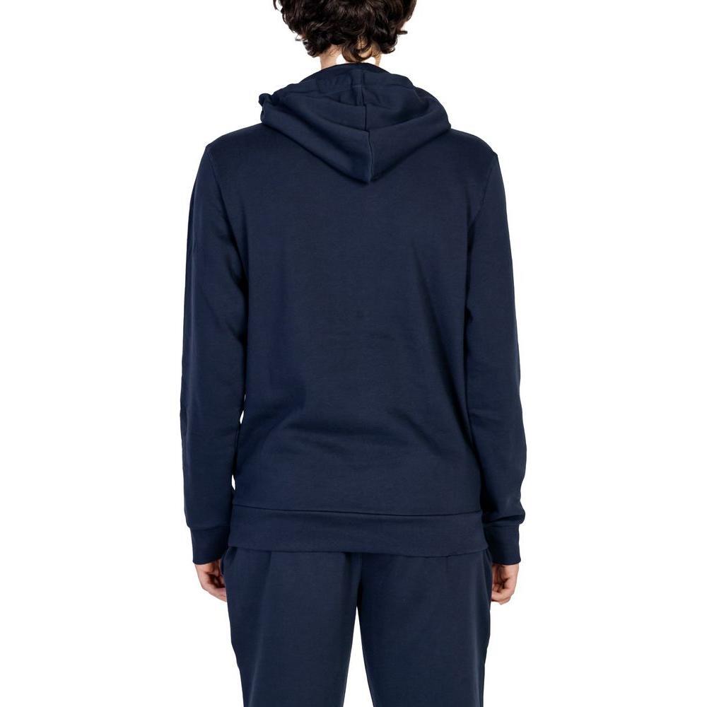 Emporio Armani Underwear Blue Cotton Hoody EM-15168200010-IT44 | S