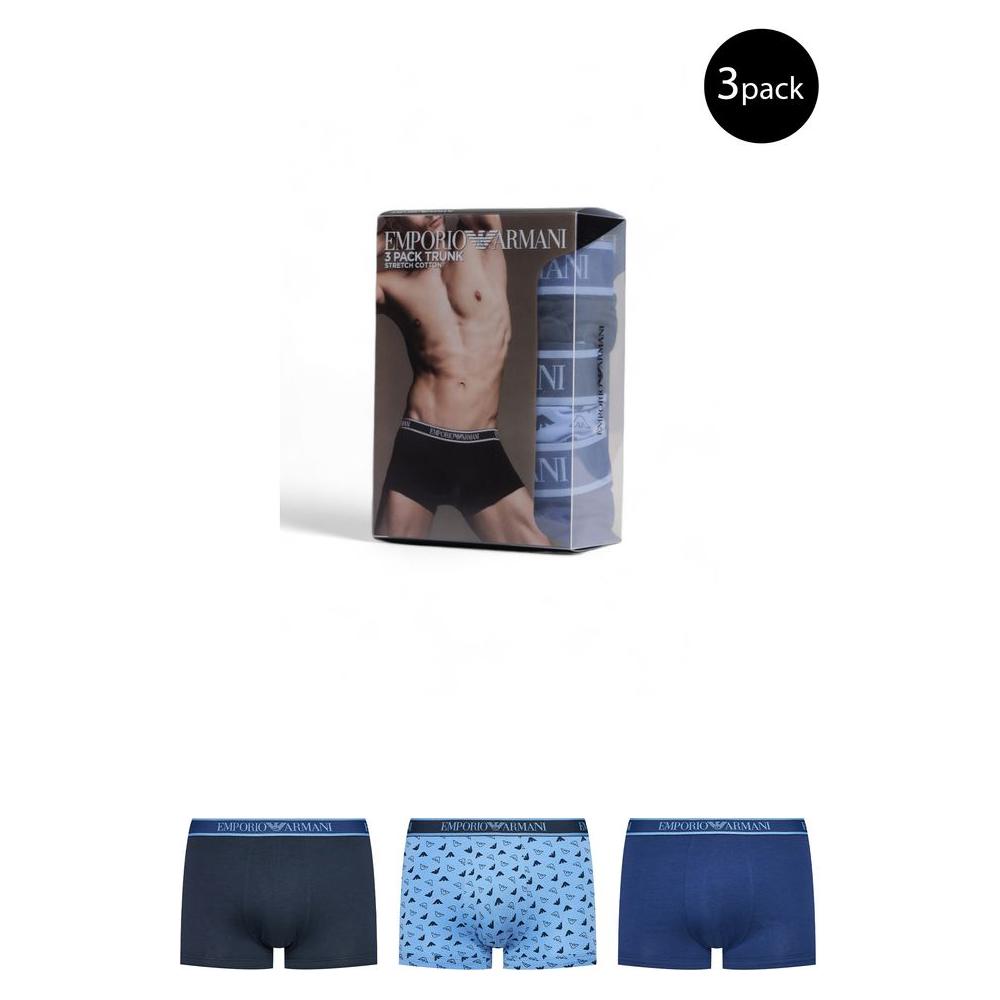 Emporio Armani Underwear Blue Cotton Underwear Emporio Armani Underwear Dark Slate Gray