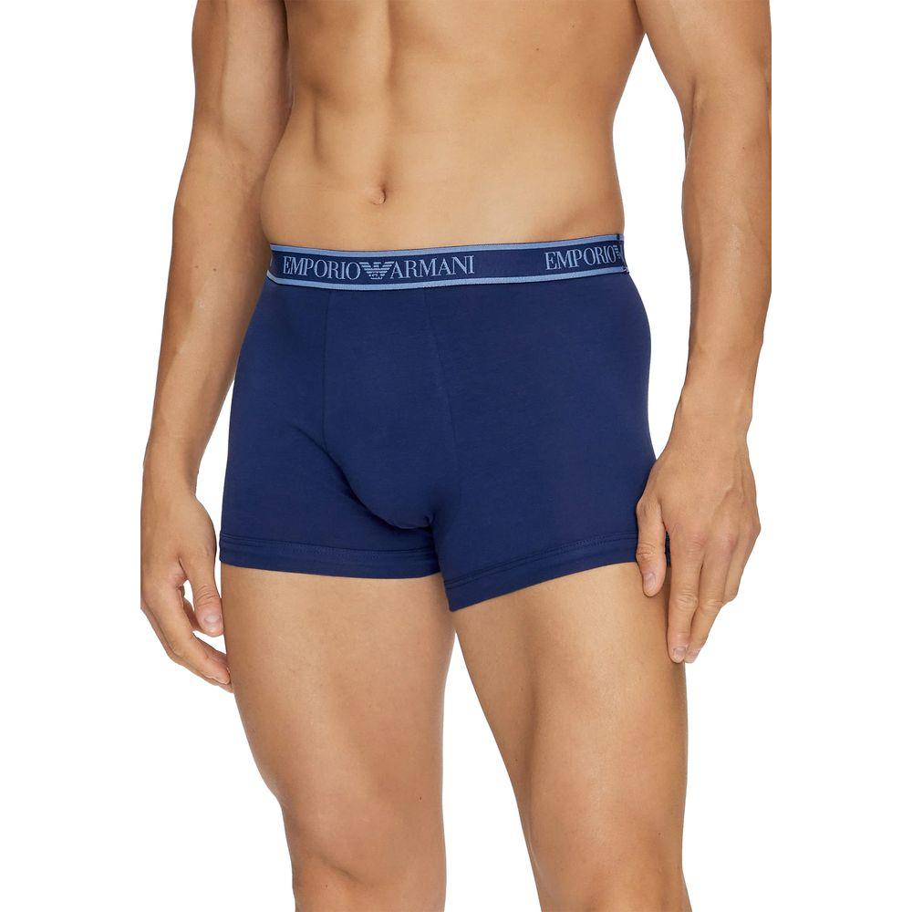 Emporio Armani Underwear Blue Cotton Underwear Emporio Armani Underwear Rosy Brown