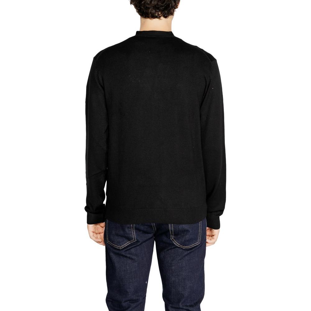 Hamaki-Ho Black Viscose Cardigan Hamaki-Ho Black