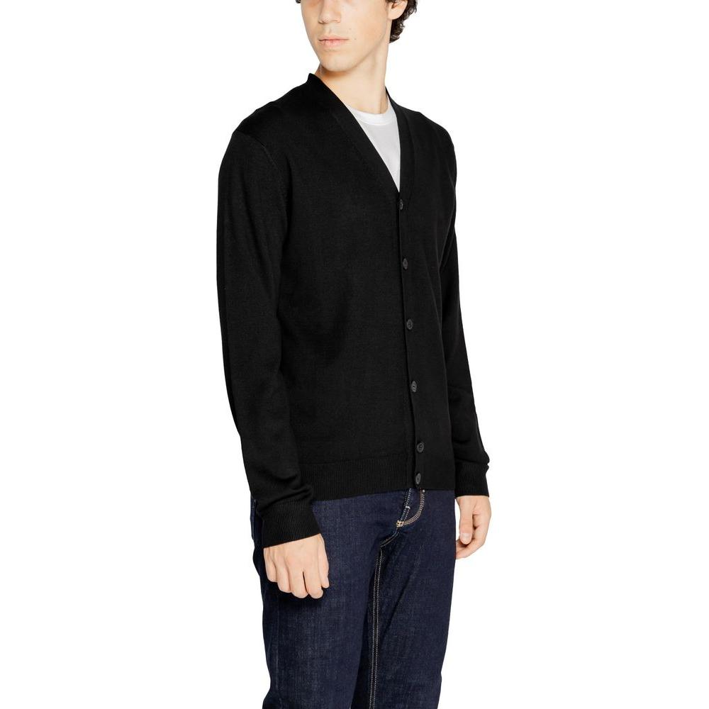 Hamaki-Ho Black Viscose Cardigan Hamaki-Ho Black