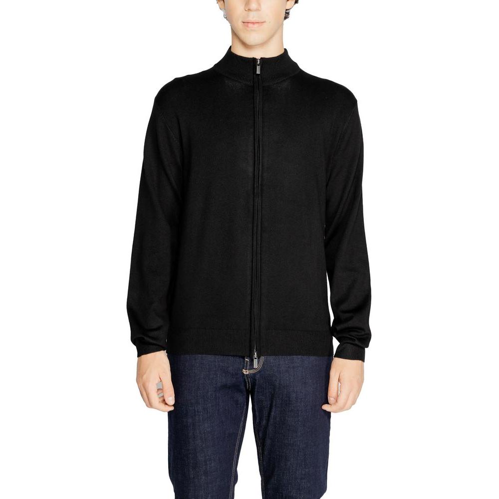 Hamaki-Ho Black Viscose Cardigan Hamaki-Ho Black