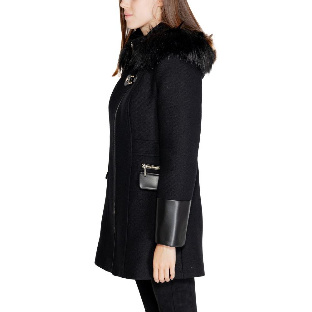Morgan De Toi Black Wool Jackets & Coat Morgan De Toi Black
