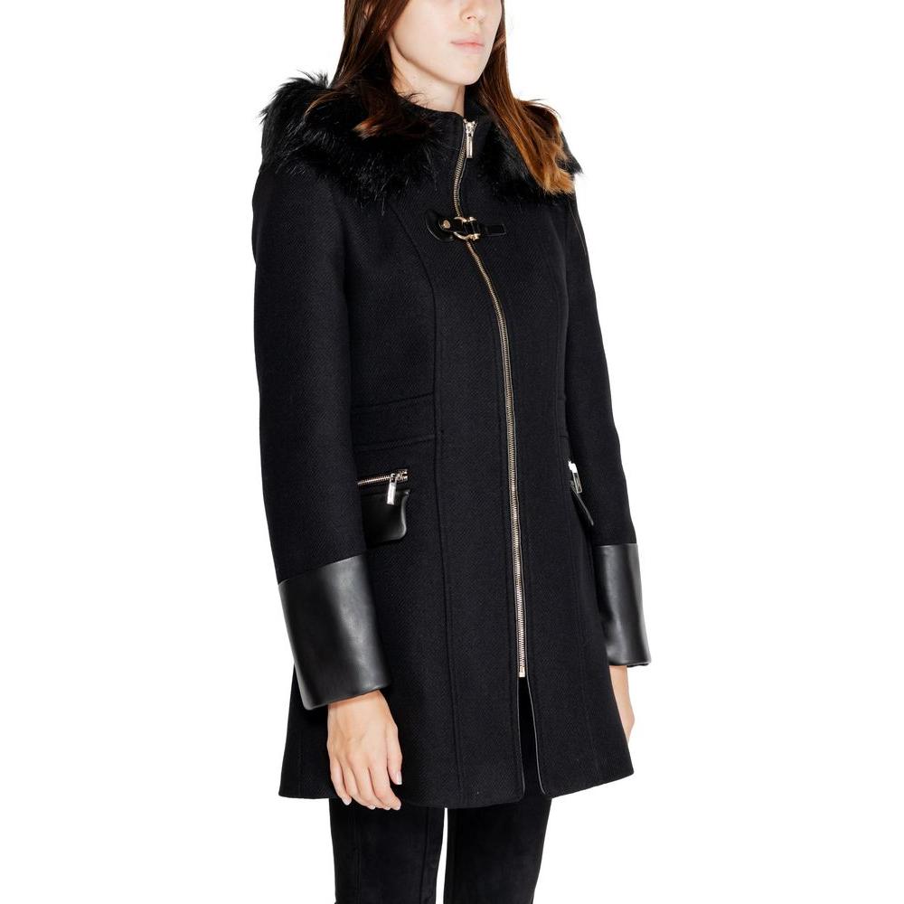 Morgan De Toi Black Wool Jackets & Coat Morgan De Toi Black
