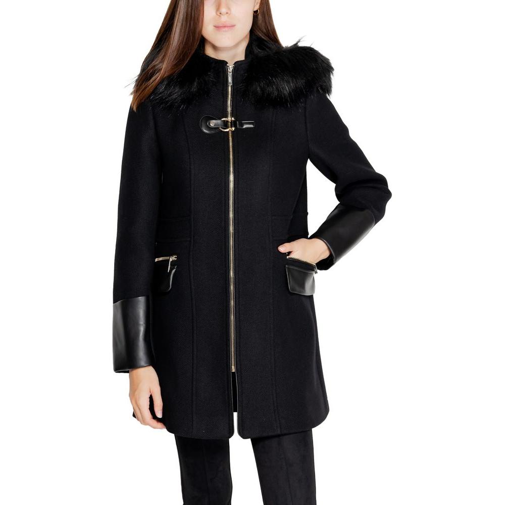 Morgan De Toi Black Wool Jackets & Coat Morgan De Toi Black