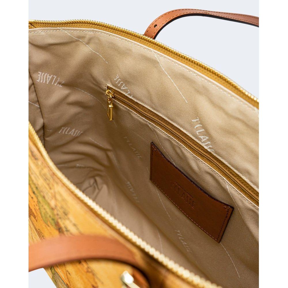 Alviero Martini Prima Classe Beige Leather Handbag Alviero Martini Prima Classe Sienna