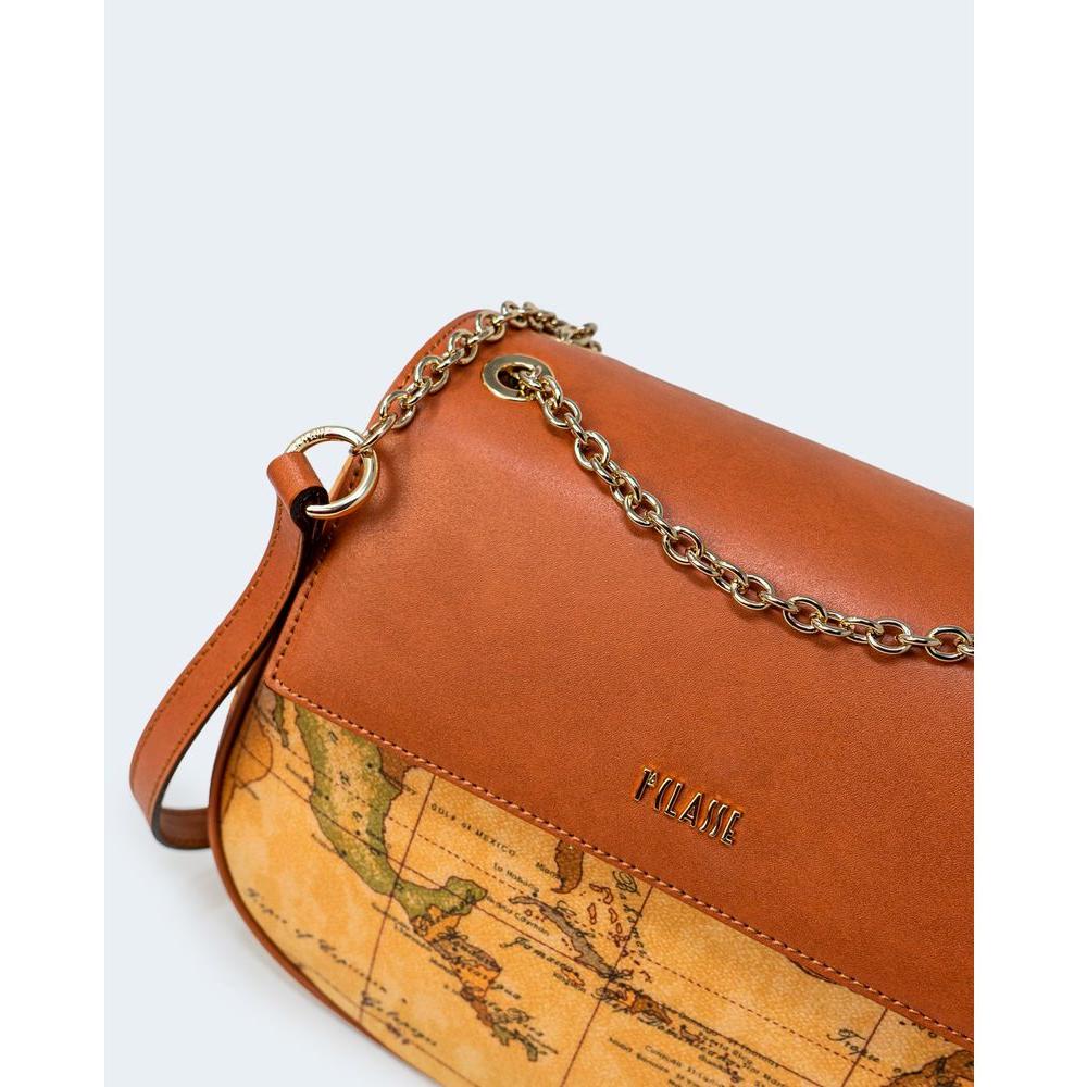 Alviero Martini Prima Classe Beige Leather Handbag Alviero Martini Prima Classe Lavender