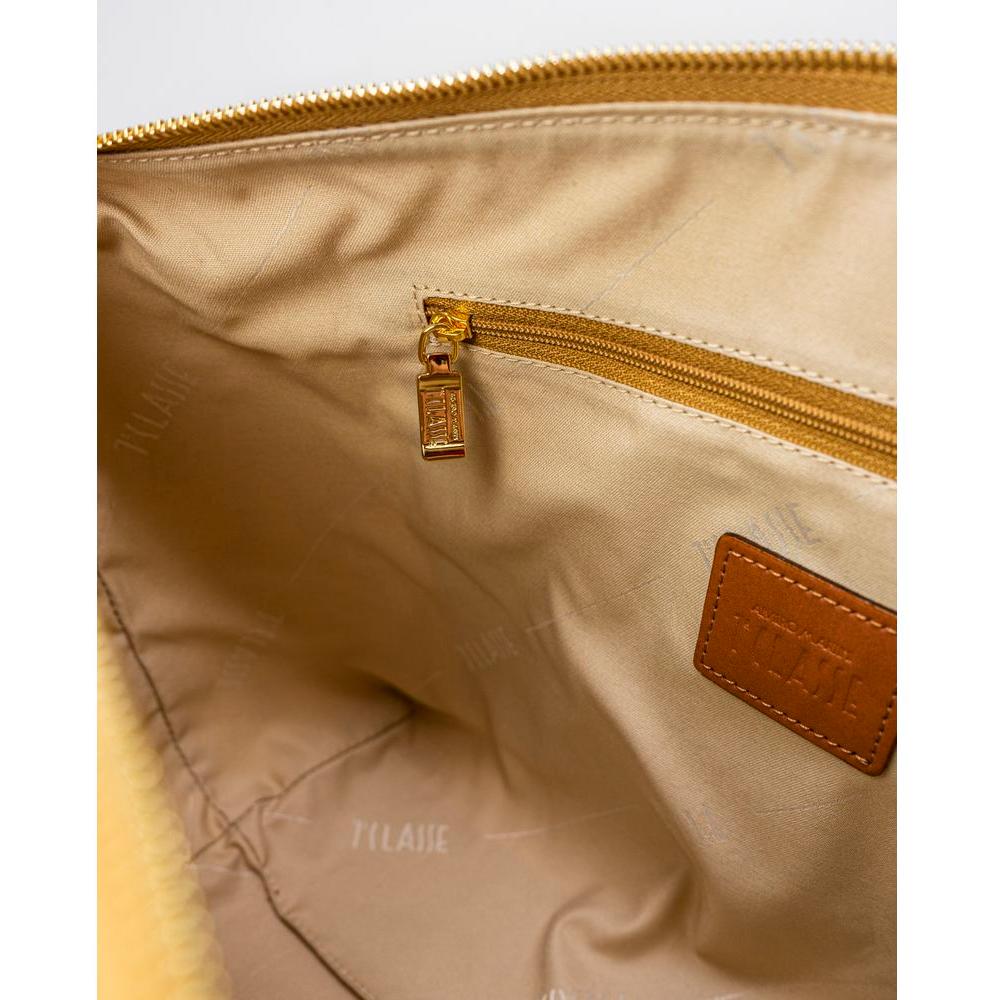 Alviero Martini Prima Classe Beige Artificial Leather Handbag Alviero Martini Prima Classe Dim Gray