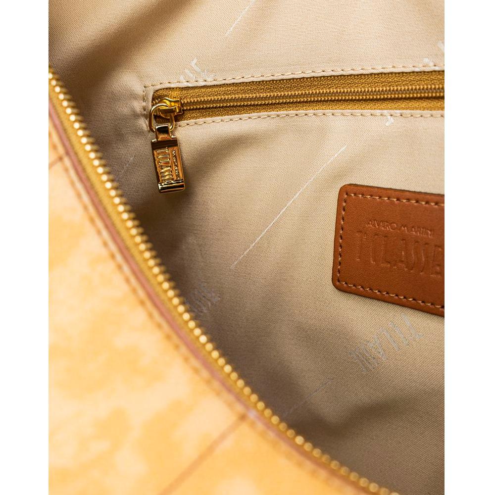 Alviero Martini Prima Classe Beige Leather Handbag Alviero Martini Prima Classe Tan